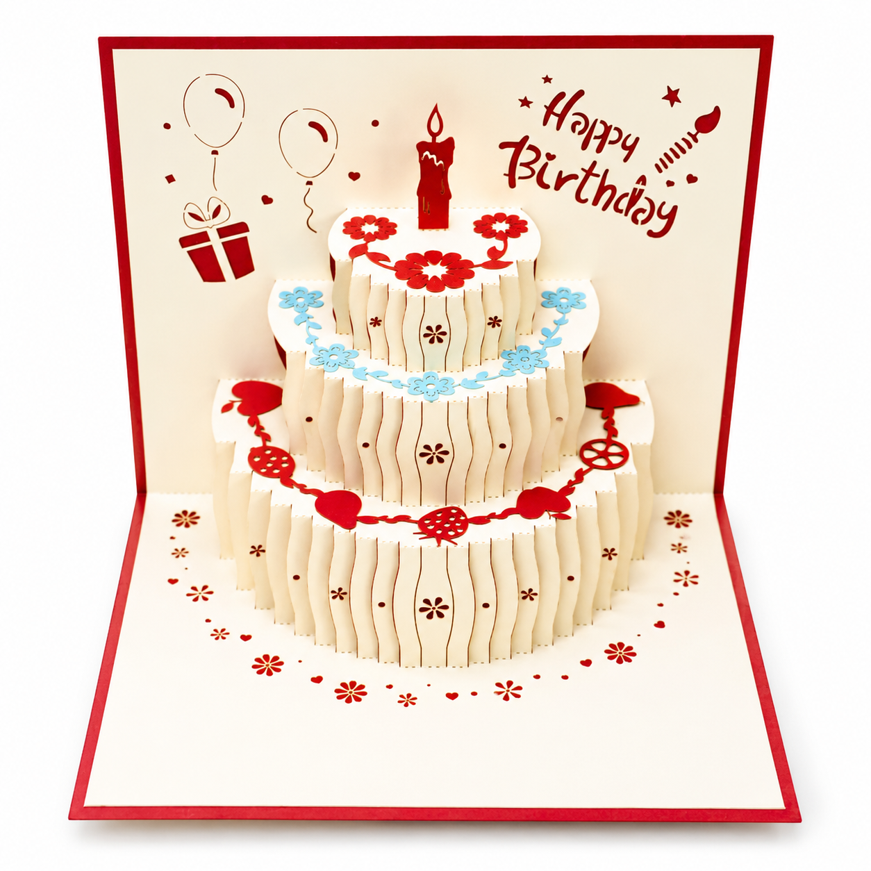 3D Greeting Pop Up Birthday Card