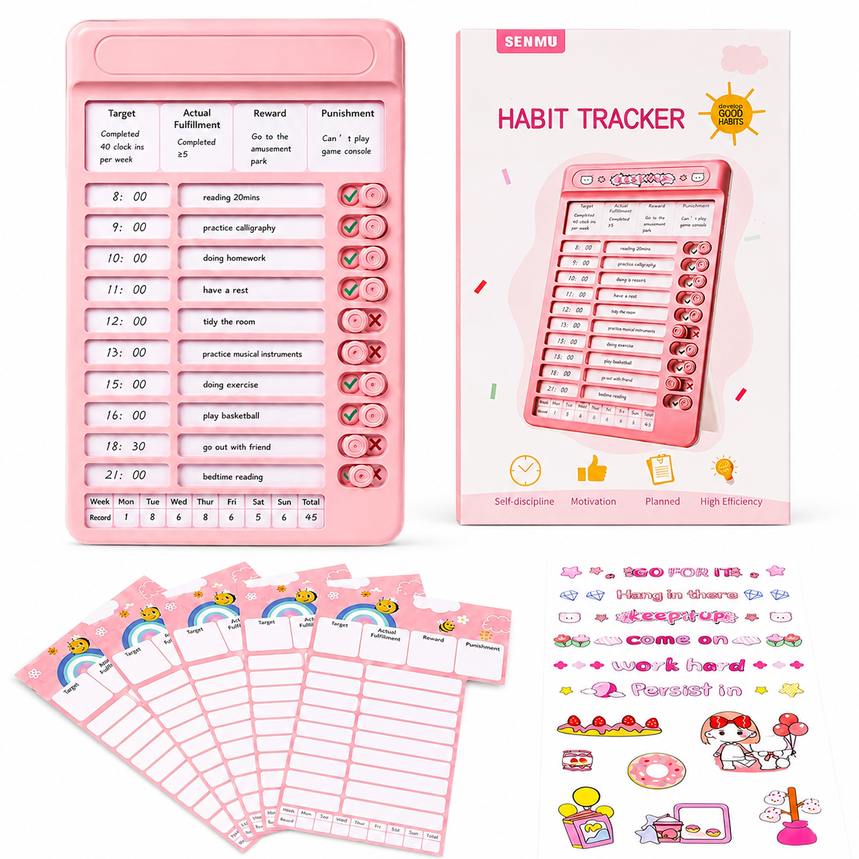 Habit Tracker Daily Planner.